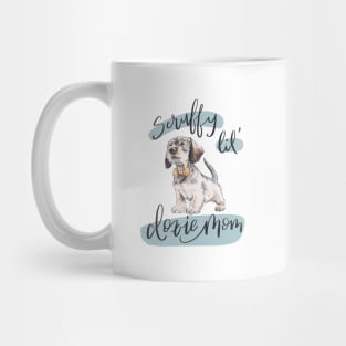 Scruffy Lil Doxie Mom Orange Bowtie Mug